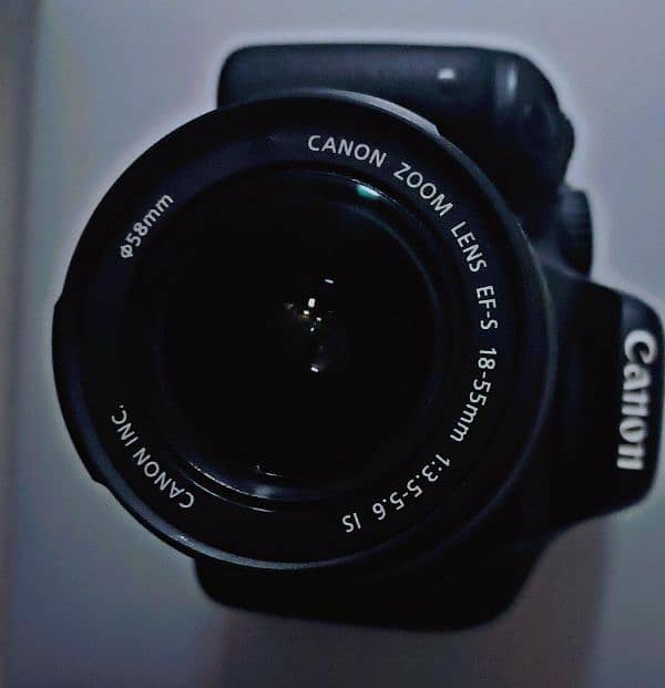 Canon 550D with 18/55 2