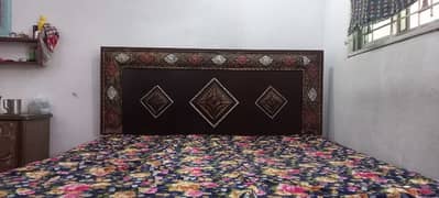 Double Bed With Mattress for sale