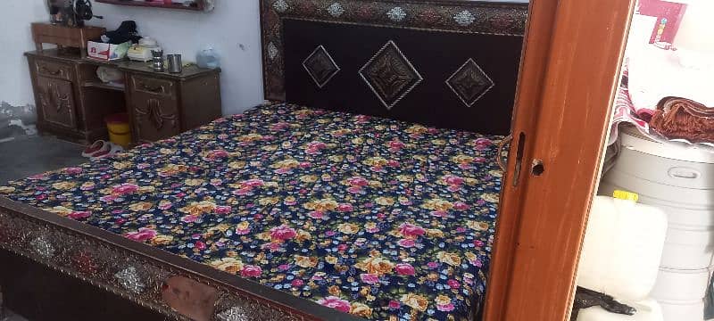 Double Bed With Mattress for sale 4