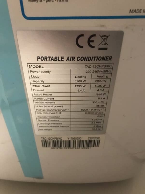 TC Portable AC 1 Ton  Urgent Sale krna hai 4