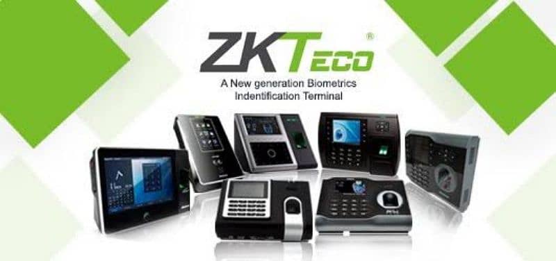 fingerprint face zkteco biometric time attendance machine rfid card 1