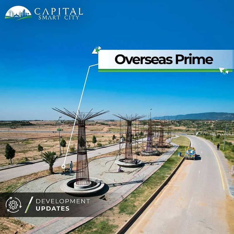 5 Marla Plot In Overseas West, Capital Smart City 16