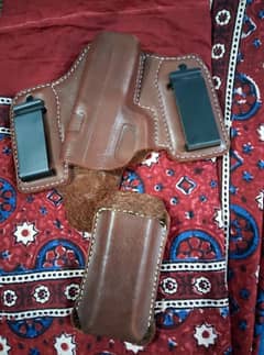 Holster IWB genuine leather.