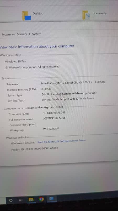 surface laptop i5 8th generation 8/256 0