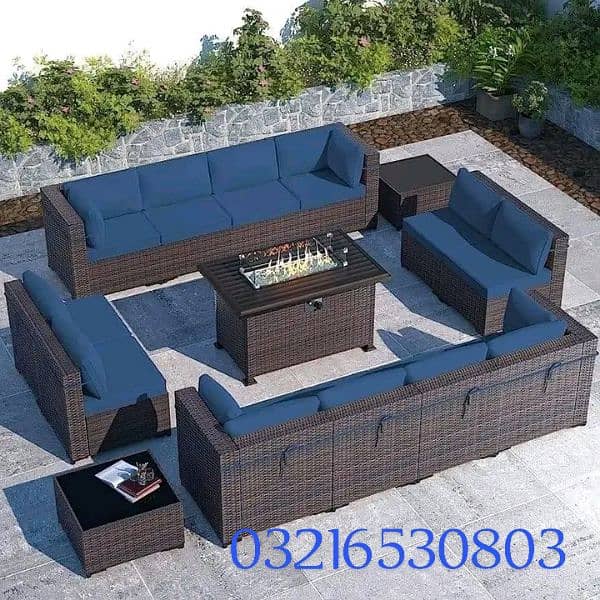 Outdoor  garden furniture Rattan sofa seat  all weather furniture 11