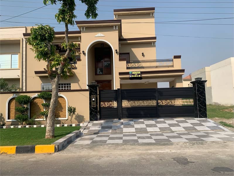 7 BEDROOM 1 KANAL BRAND NEW LAVISH DESIGN HOUSE IN MAIN ROAD IS AVAILABLE FOR SALE IN NESPAK HOUSING SOCIETY PHASE 3 DEFENCE ROAD LAHORE 0