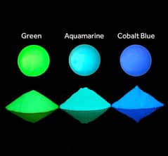 Glow in dark pigments , powder for Hobbies