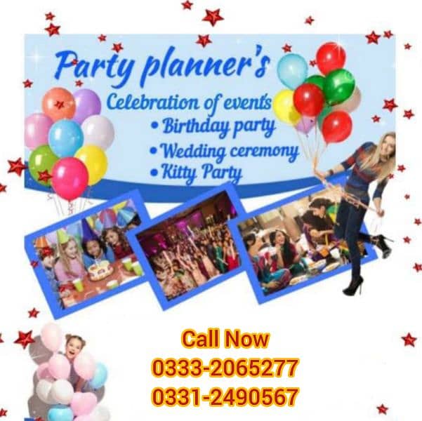 Birthday event / Baraat, Bridal shower, Maiyon, planner 0