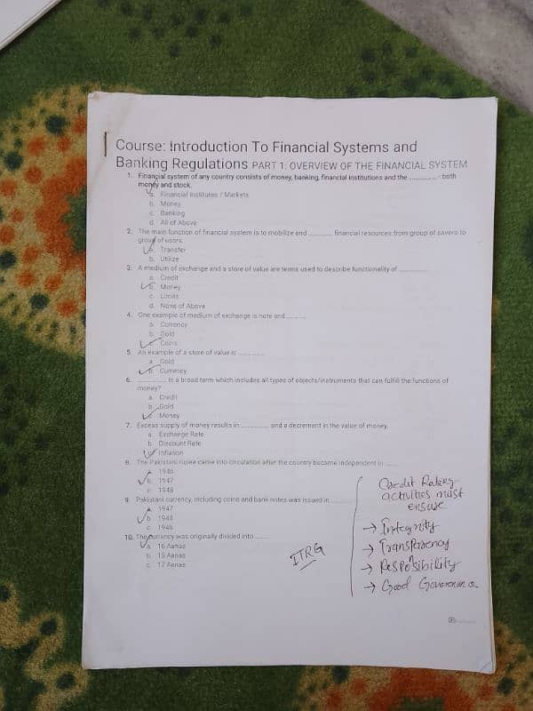 JAIBP stage 1 books and Notes 6