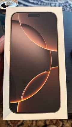 iphone 16 pro max desert titanium 256 gb box pack