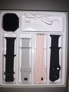 T10 Ultra Smart Watch with 4 Straps Free