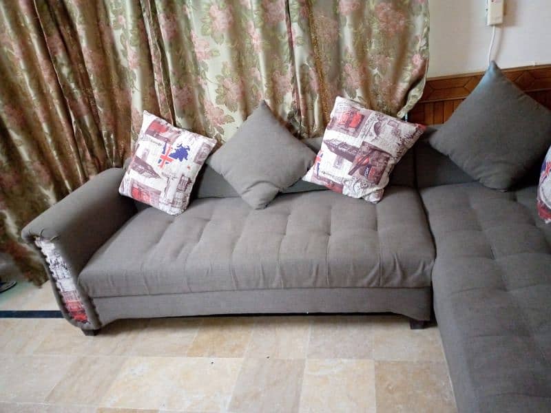 Good quality L shaped corner sofa 7 seater 2