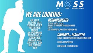 MusicBand MOSS Hiring. . .