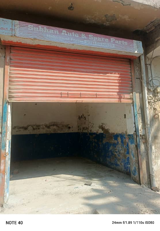 Shop available for rent in dhoke banras near range road rwp 6