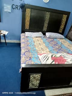 A king size bed with mattress and dressing table 0