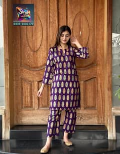 2pcs women's arabic lawn Stitched all size Available