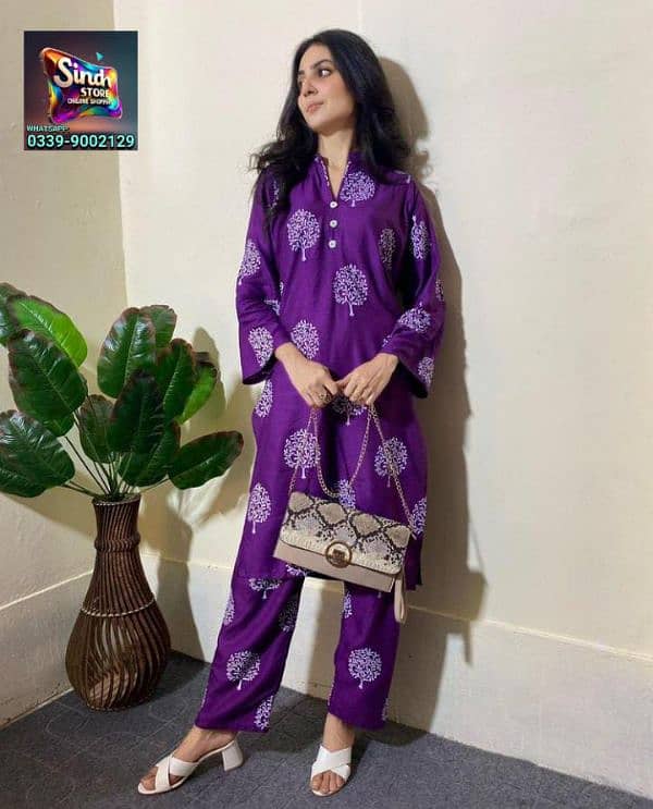 2pcs women's arabic lawn Stitched all size Available 6