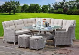 Rattan Patio Seating, Outdoor Furniture, Lawn Garden Terrace Balcony