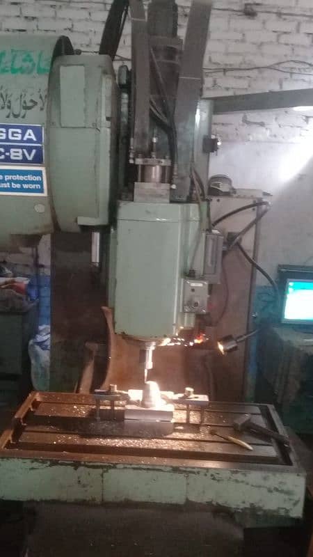 cnc machine 10 by 10 condition rabta no 03076989838 1