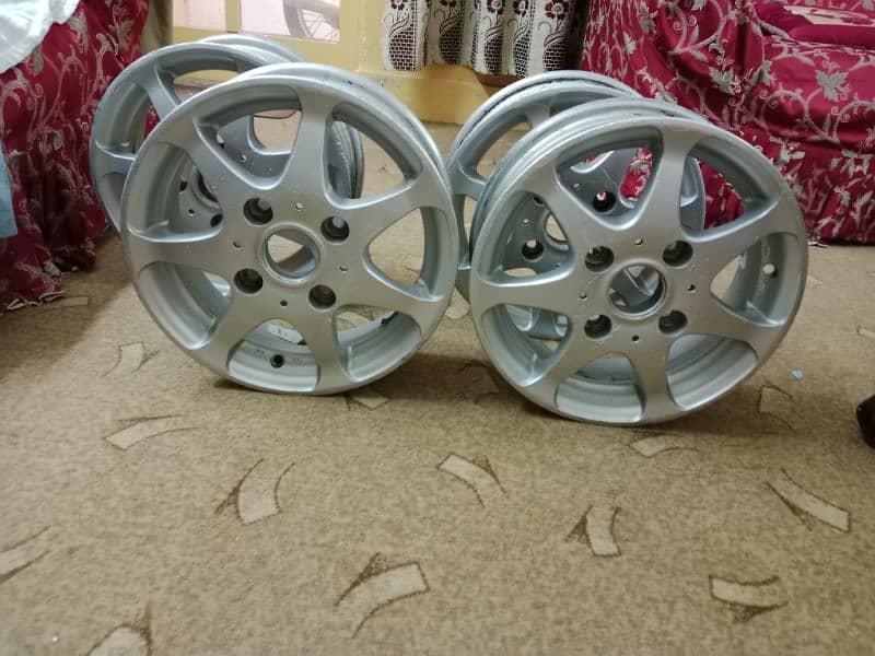 SUZUKI CULTUS GENIOUN ALLOY RIM FOR SALE 1