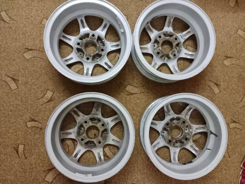 SUZUKI CULTUS GENIOUN ALLOY RIM FOR SALE 6