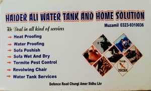 Water Proofing | Sofa cleaning | termite control | Water tank cleaning