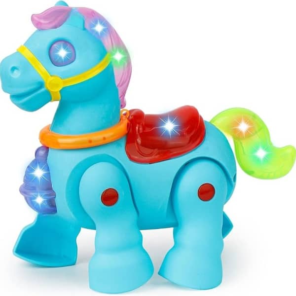 Walking Musical Pony Horse – Lights And Sounds – Interactive Kid Fun 6