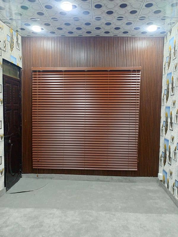 wooden blinds, Media walls, imported 3d wallpaper, ceiling, fluted pvc 0