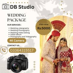 wedding videography & photos services available in affordable price