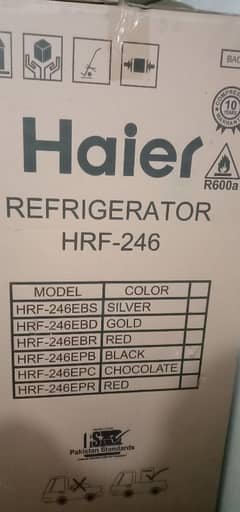 Haier refrigerator Hrf 246 0