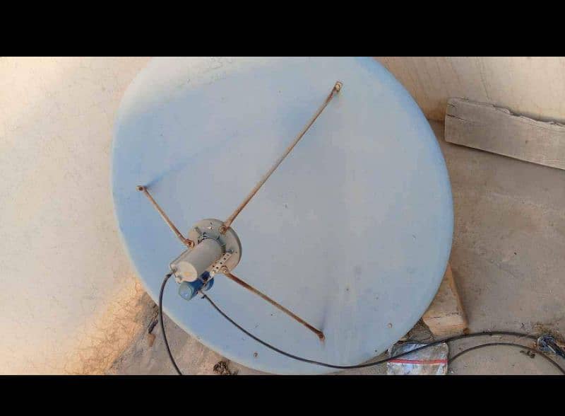 dish with receiver LNB 2