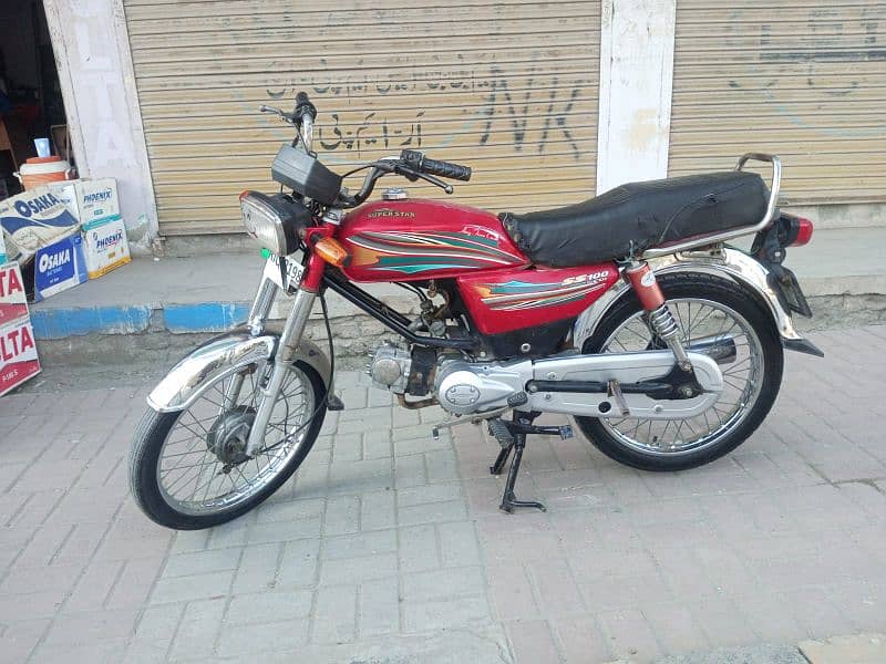 Super star 100 cc Model 2018 Rawalpindi Number 3