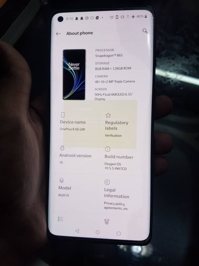 Oneplus 8 7