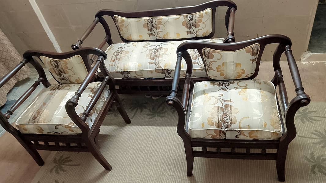 Wooden sofa set 6