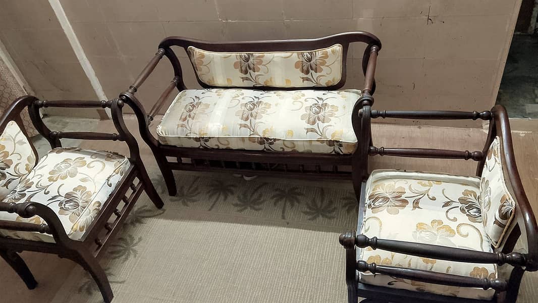 Wooden sofa set 7