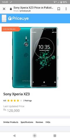 sony xz3.4/64