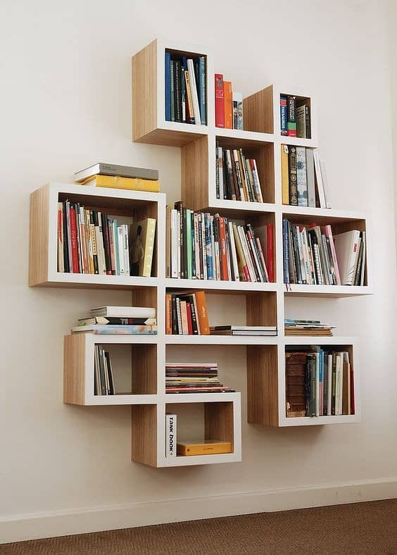 book shelves / wooden book shelves / shelves / wall decore shevles 15