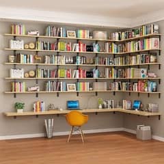 book shelves / wooden book shelves / shelves / wall decore shevles