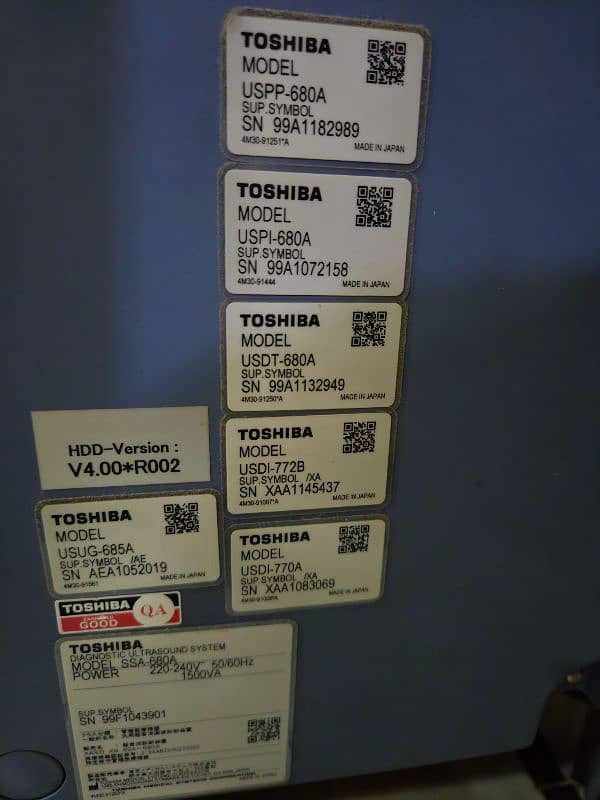 Ultrasound Machine Toshiba Xario XG 2