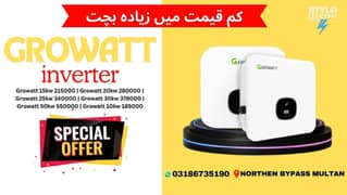 Solar inverter / Growatt / 10kw 15kw 20kw Delivery in allover Pakistan