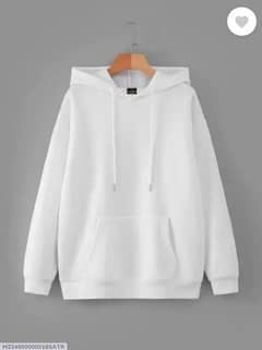 1 Pc Men's Fleece Plain Hoodie