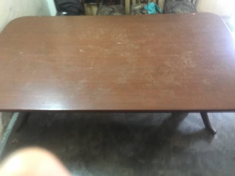 wooden table for sale with 8 chairs 1