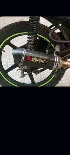 akrapovic exasut all ok no any fault ybr honda suzuki