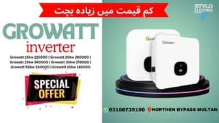 Growatt / 10kw 15kw 20kw Delivery in allover Pakistan 0