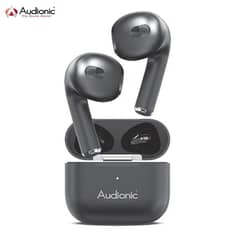 Audionic airbud 5 max just box open or 2 to 3 days used black colour