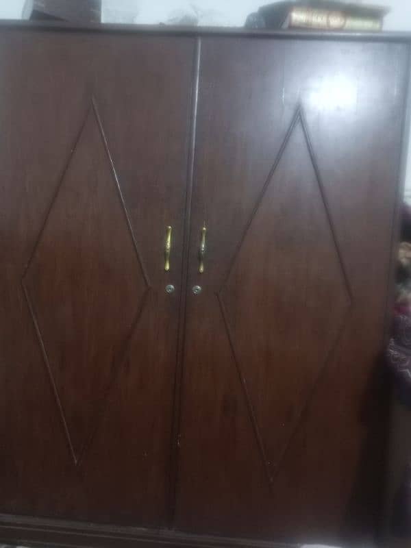 wooden clothes wardrobe 0