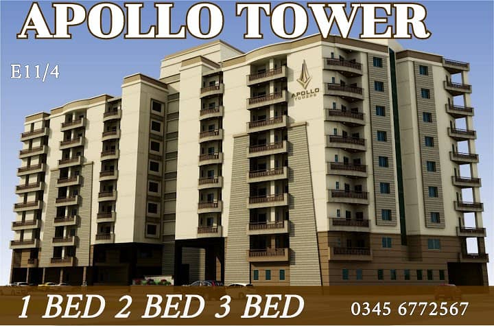 E11/4 APOLLO TOWER 2 Bed Room Open MARGALLA Facing Corner 0