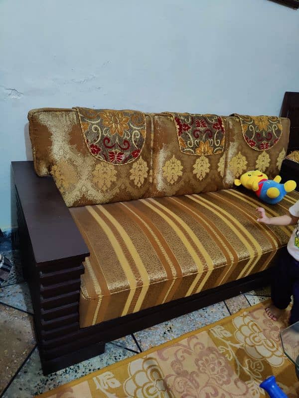 5 Seater Sofa Sheesham Wood 5