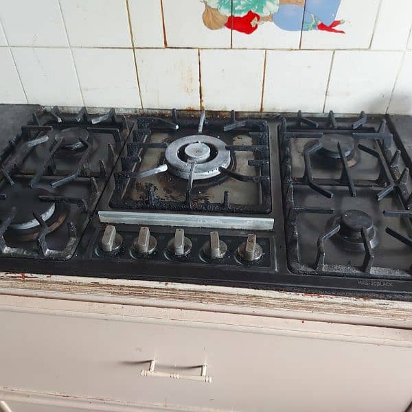 Gas stove, 5 points , used 1