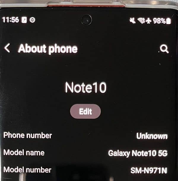 Samsung Galaxy note 10 5g 2